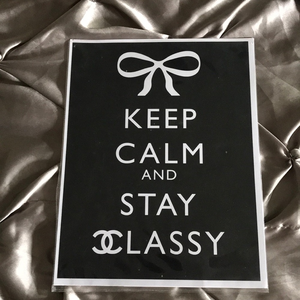 Wall gallery print Keep calm & stay Classy
